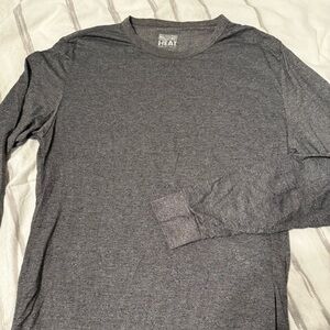 PACK OF 2: Men’s Long sleeve Base Layer - Warm. Gray and white, men’s S